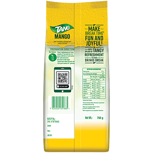 Tang Mango Instant Drink Mix, 750 g  
