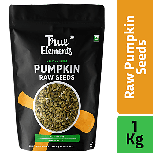 Buy True Elements Raw Pumpkin Seeds High Fibre & Protein, Nutritious