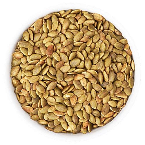 True Elements Roasted Pumpkin Seeds - High In Protein, Ready To Eat Snack, Immunity Booster, 500 g  High in Fibre & Protein