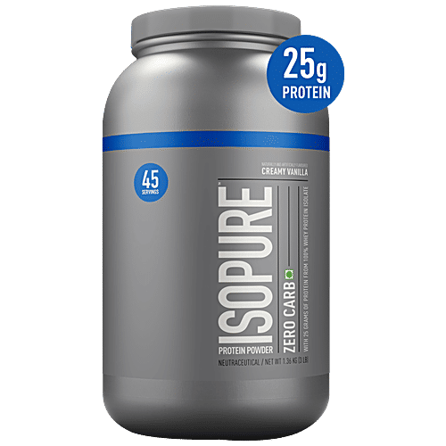 Buy Isopure Zero Carbs 100 Whey Protein Isolate Creamy Vanilla