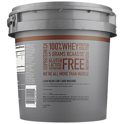 Buy Isopure Low Carbs 100 Whey Protein Isolate Dutch Chocolate, For Muscle Recovery Online at