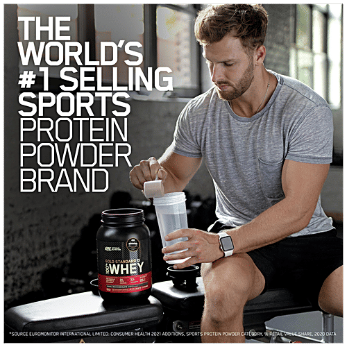 Optimum Nutrition Gold Standard 100% Whey Protein Powder- Extreme Milk Chocolate, 907 g Tub 