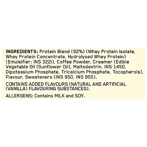 Optimum Nutrition Gold Standard 100% Whey Protein Isolate - Coffee, For Muscle Recovery, 2.27 Kg Tub 