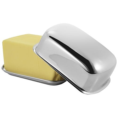 Vinayak Butter Dish - Stainless Steel, 500 ml  