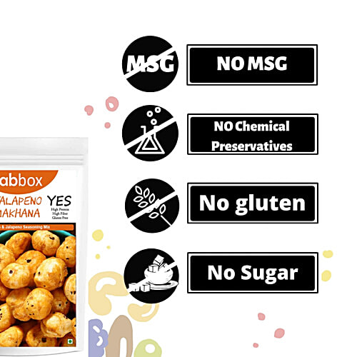 Fabbox Makhana - Jalapeno Seasoning Mix, 35 g Pouch High Protein & High Fiber