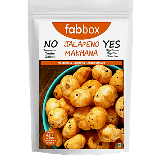 Fabbox Makhana - Jalapeno Seasoning Mix, 35 g Pouch High Protein & High Fiber