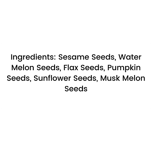 Fabbox Seven Seeds Mix - Roasted, Salted, Premium, Healthy Snack, Weight Management, 70 g Pouch Healthy Snack
 Weight Management