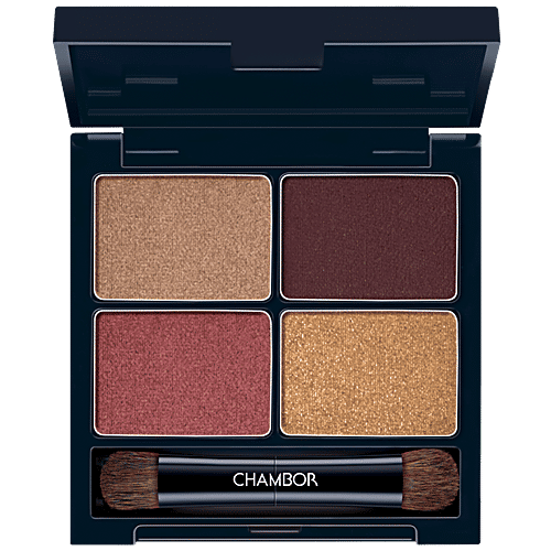 CHAMBOR Eye Shadow Quad, 8 g #102/Bronze Desire 