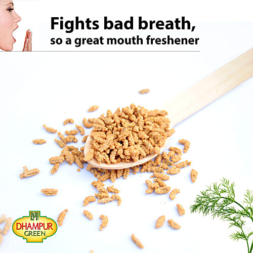 Dhampur Green Gur Saunf/Sompu, 150 g Pouch 