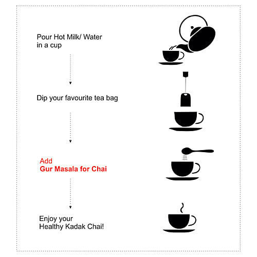 Dhampur Green Gur Masala For Chai, 250 g Jar 