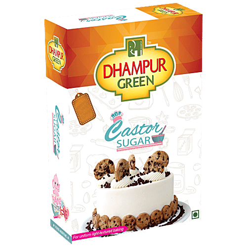 Dhampur Green Castor Sugar/Sakkare, 250 g Box 