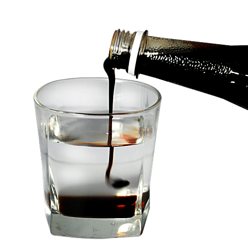 Dhampur Green Treacle Cane Syrup - Liquid, 1 kg Bottle 