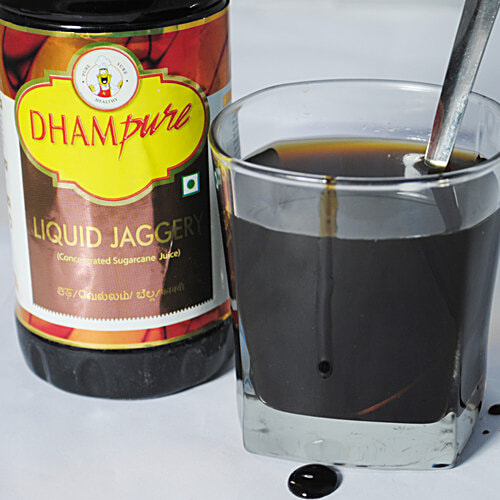 Dhampur Green Treacle Cane Syrup - Liquid, 1 kg Bottle 