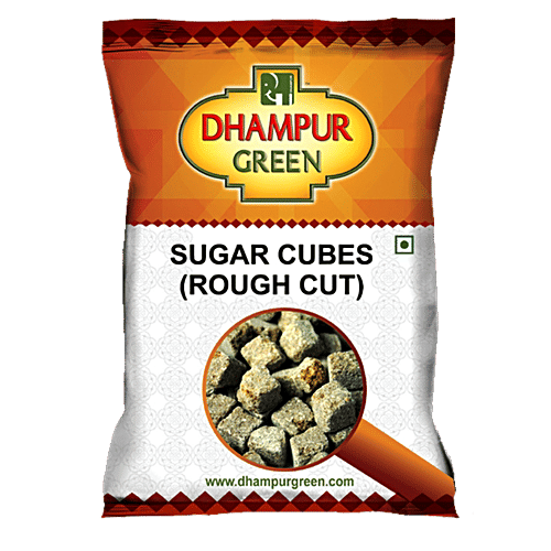 Dhampur Green Cut Cubes - Rough Cut, 350 g Pouch 