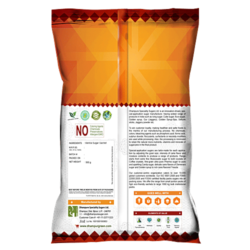 Buy Dhampur Green Vanilla Sugar Sachet Online at Best Price of Rs 100