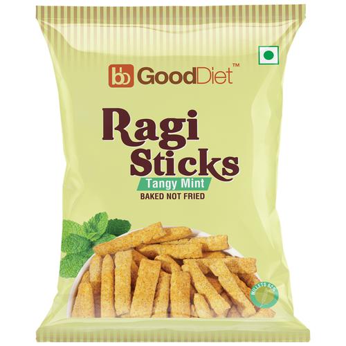 GoodDiet Ragi Sticks - Tangy Mint, 30 g  