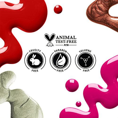 Faces Canada Splash Nail Enamel - Quick-Drying, Long-Lasting, 8 ml Ginger 37 Chip Defying Formula