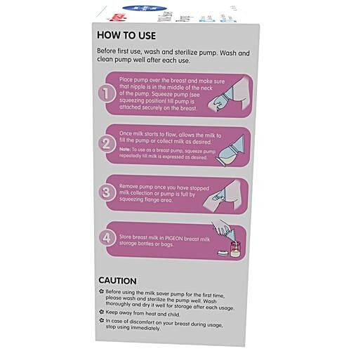 Pigeon Baby Milk Saver Pump, 1 pc BPA Free