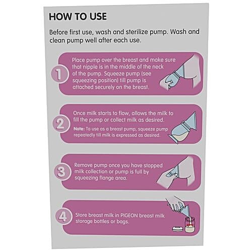 Pigeon Baby Milk Saver Pump, 1 pc BPA Free