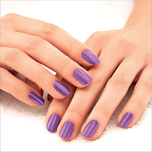 Lakme 9 to 5 Primer + Gloss Nail Color, 6 ml Lilac Link 
