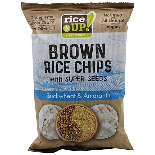 Buy Riceup Brown Rice Chips Super Seeds Buckwheat & Amaranth, Vegan