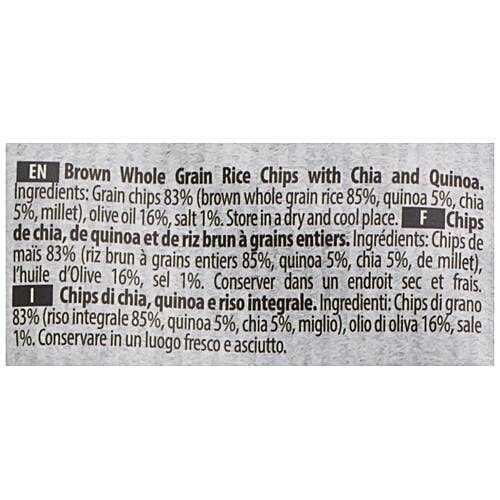 Riceup Brown Rice Chips - Chia & Quinoa, Vegan, 60 g  Vegan, Gluten Free