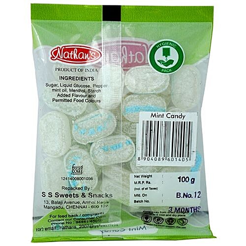 Nathan's Mint Candy, 100 g