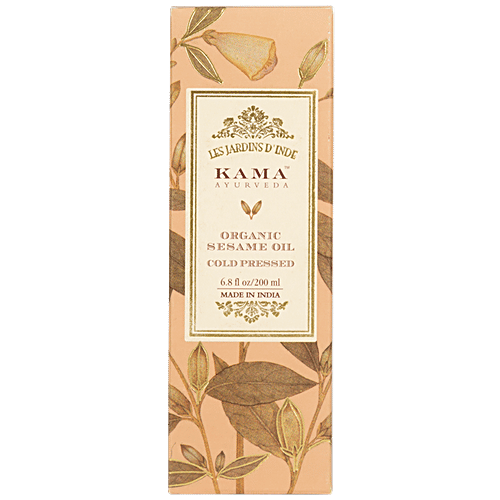 Buy Kama Ayurveda Organic Sesame Massage Oil Cold Pressed, 100