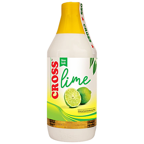 Cross Floor Herbal Perfumed Disinfecting Fluid - Lime, 500 ml  