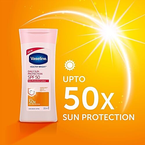 Buy Vaseline Healthy Bright Daily Sun Protection SPF 50 Skin Protection