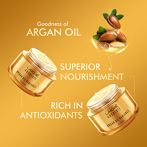 Lakme Absolute - Argan Oil Radiance Oil-In-Gel, 50 g  
