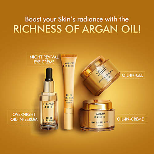 Lakme Absolute - Argan Oil Radiance Oil-In-Gel, 50 g  