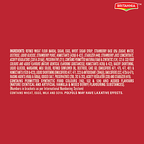 Britannia Roll Yo! Swiss Roll - Strawberry Swiss Roll, 28 g