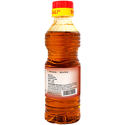 Patanjali Fortified Mustard Oil, 200 ml Bottle Fortified with Vitamins A & D