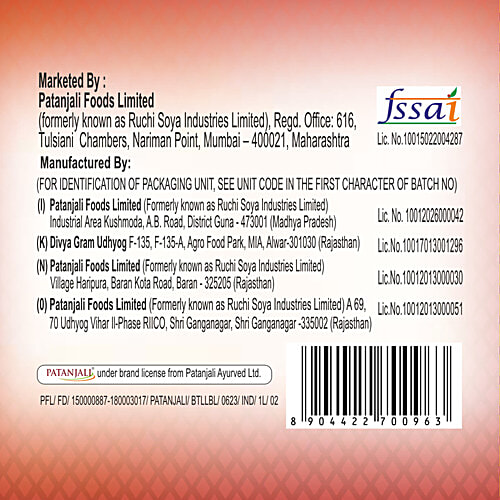 Patanjali Fortified Mustard Oil, 500 ml Bottle Fortified with Vitamins A & D