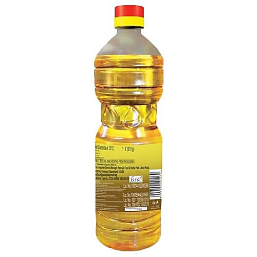 Patanjali Fortified Sunflower Oil, 1 L Bottle 