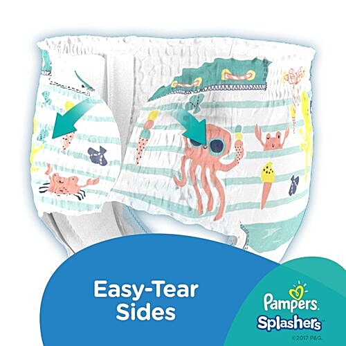 Pampers  Splashers Large - 11 Disposable Swim Diaper Pants, 11 pcs  