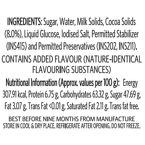 Veeba Chocolate Fudge Topping, 380 g Pet Jar 