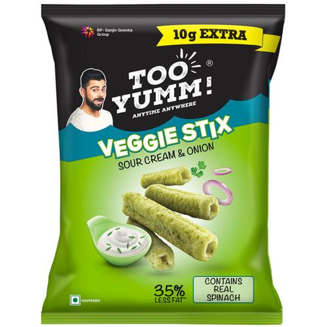Too Yumm! Veggie Stix - Sour Cream & Onion, 75 g (65+10g)