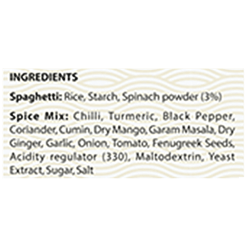 NutraHi Spinach Pasta - Spaghetti, 114 g Gluten Free & No Preservatives