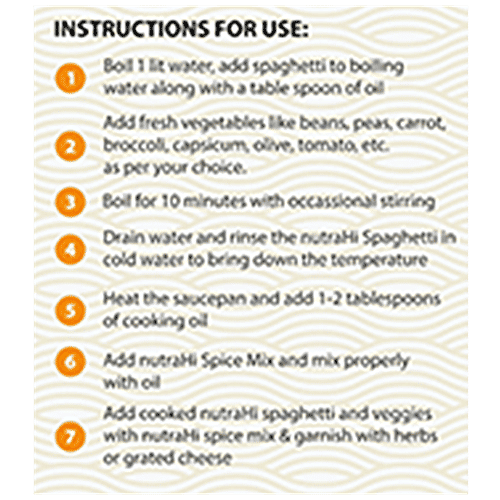 NutraHi Spinach Pasta - Spaghetti, 114 g Gluten Free & No Preservatives