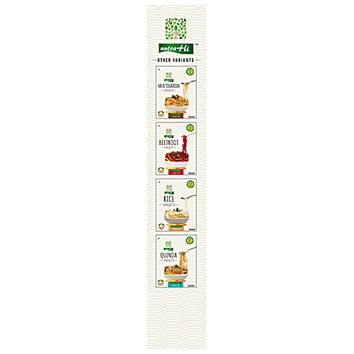 NutraHi Spinach Pasta - Spaghetti, 114 g Gluten Free & No Preservatives