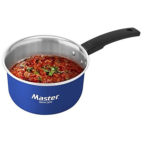 Master Milk Sauce Pan - Aluminium, 1.7 Ltr, Blue, 1 pc  