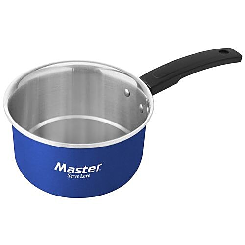 Master Milk Sauce Pan - Aluminium, 1.7 Ltr, Blue, 1 pc  