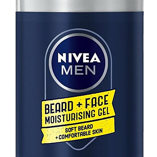 Nivea Beard & Face Gel - For Moisturisation, 50 ml Soft Beard + Comfortable Skin