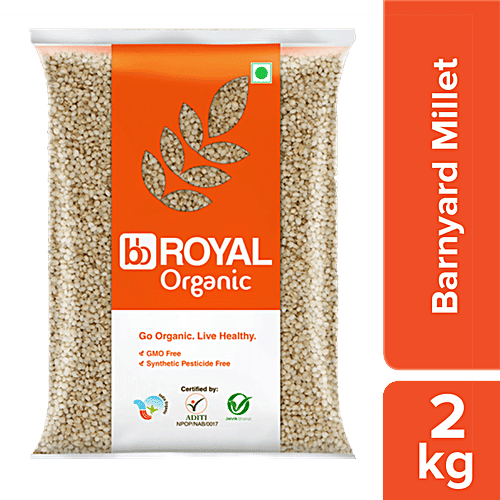 bb Royal Organic Barnyard Millet/Kudiraivali Rice, 2 kg  