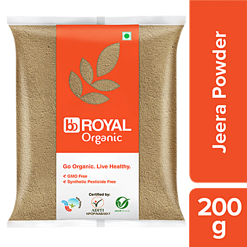 bb Royal Organic Cumin/Jeera Powder, 200 g  