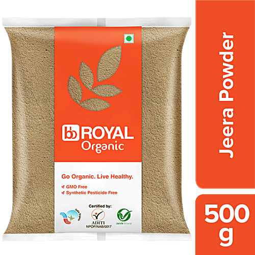 bb Royal Organic Cumin/Jeera Powder, 500 g  
