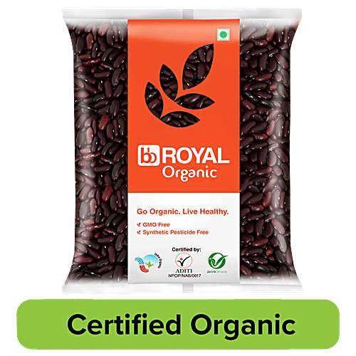 bb Royal Organic Red Rajma/Capparadavare, 1 kg  