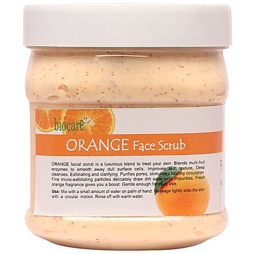 Buy Biocare Face Scrub Orange with Apricot Oil Online at Best Price